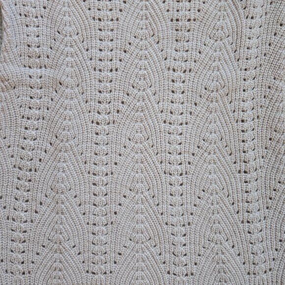 Ann Taylor Wool Cashmere Pointelle Sweater - Picture 6 of 8